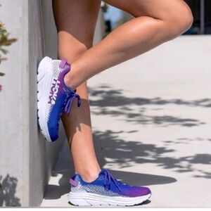 Hoka  rincon Blue and Purple Sneakers with Maximal Cushioning size US 8